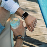 PASEK TECH-PROTECT STAINLESS LINE APPLE WATCH 6 / 7 / 8 / 9 / 10 / SE / ULTRA 1 / 2 (44 / 45 / 46 / 49 MM) KOLOR TYTANOWY