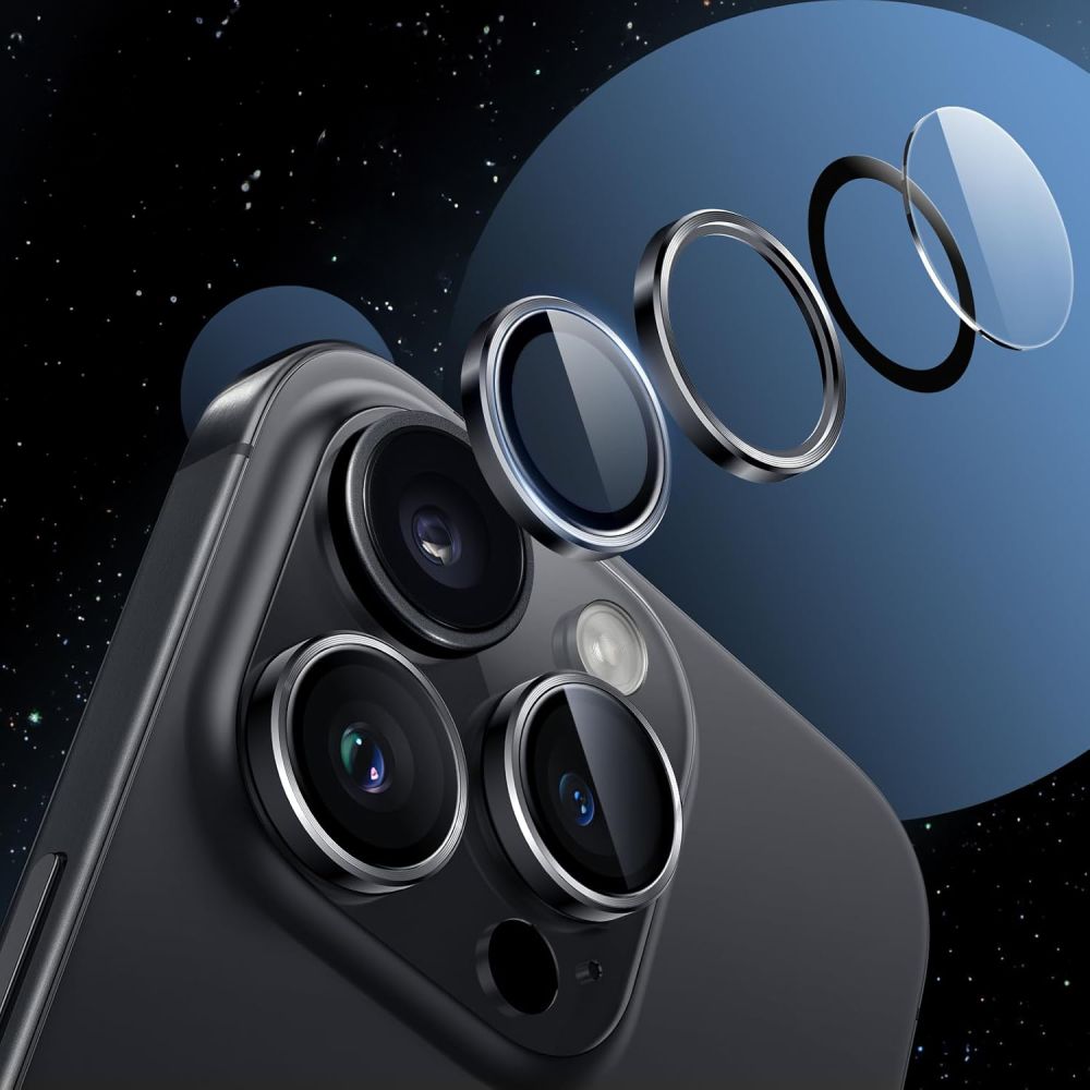 SZKŁO OSŁONA APARATU HOFI CAMRING PRO+ IPHONE 16 PRO / 16 PRO MAX CLEAR