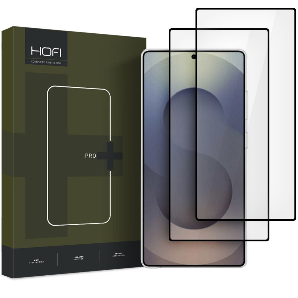 SZKŁO HARTOWANE HOFI GLASS PRO+ 2-PACK SAMSUNG GALAXY S25 ULTRA CZARNA RAMKA