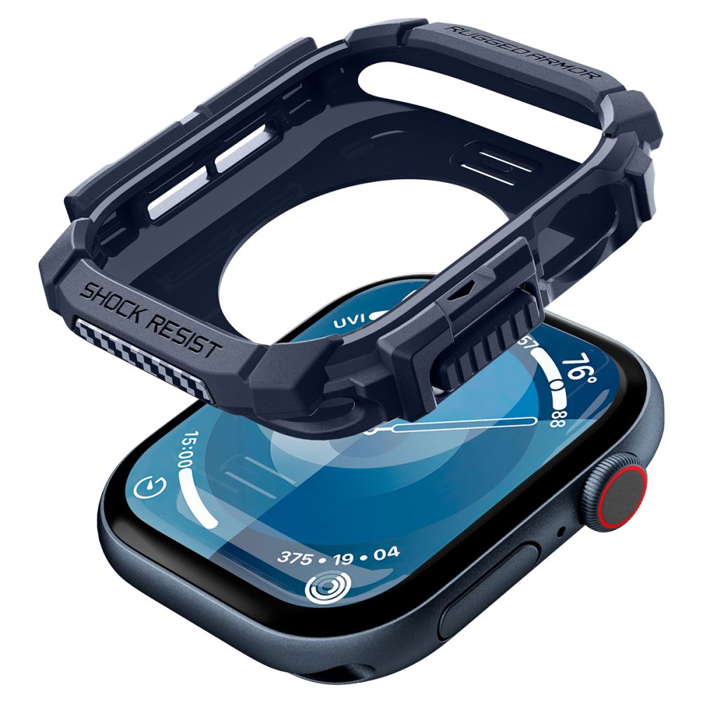 ETUI NAKŁADKA SPIGEN RUGGED ARMOR APPLE WATCH 10 (46 MM) NAVY BLUE NIEBIESKIE