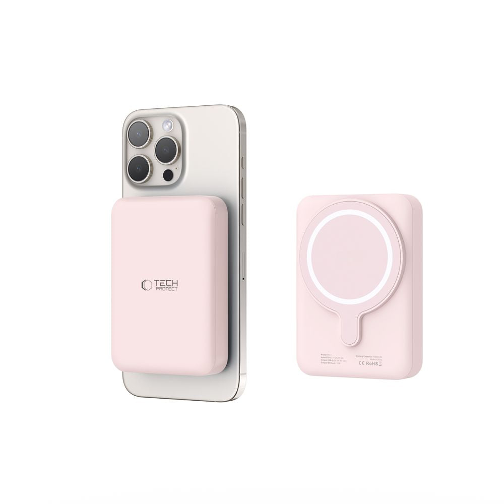 POWERBANK TECH-PROTECT PB11 LIFEMAG MAGSAFE POWER BANK 10000MAH RÓŻOWY