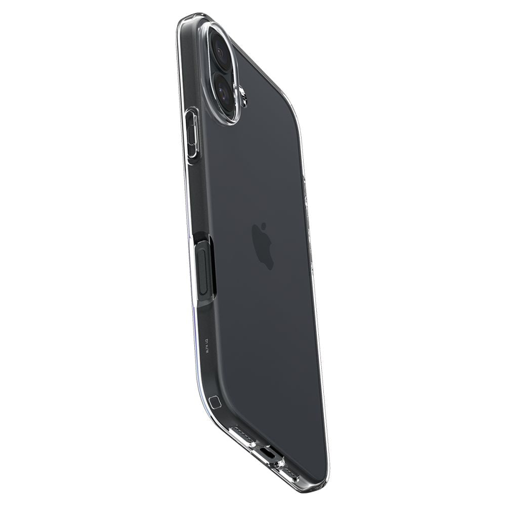 ETUI SPIGEN LIQUID CRYSTAL IPHONE 16 PLUS CRYSTAL CLEAR TRANSPARETNE