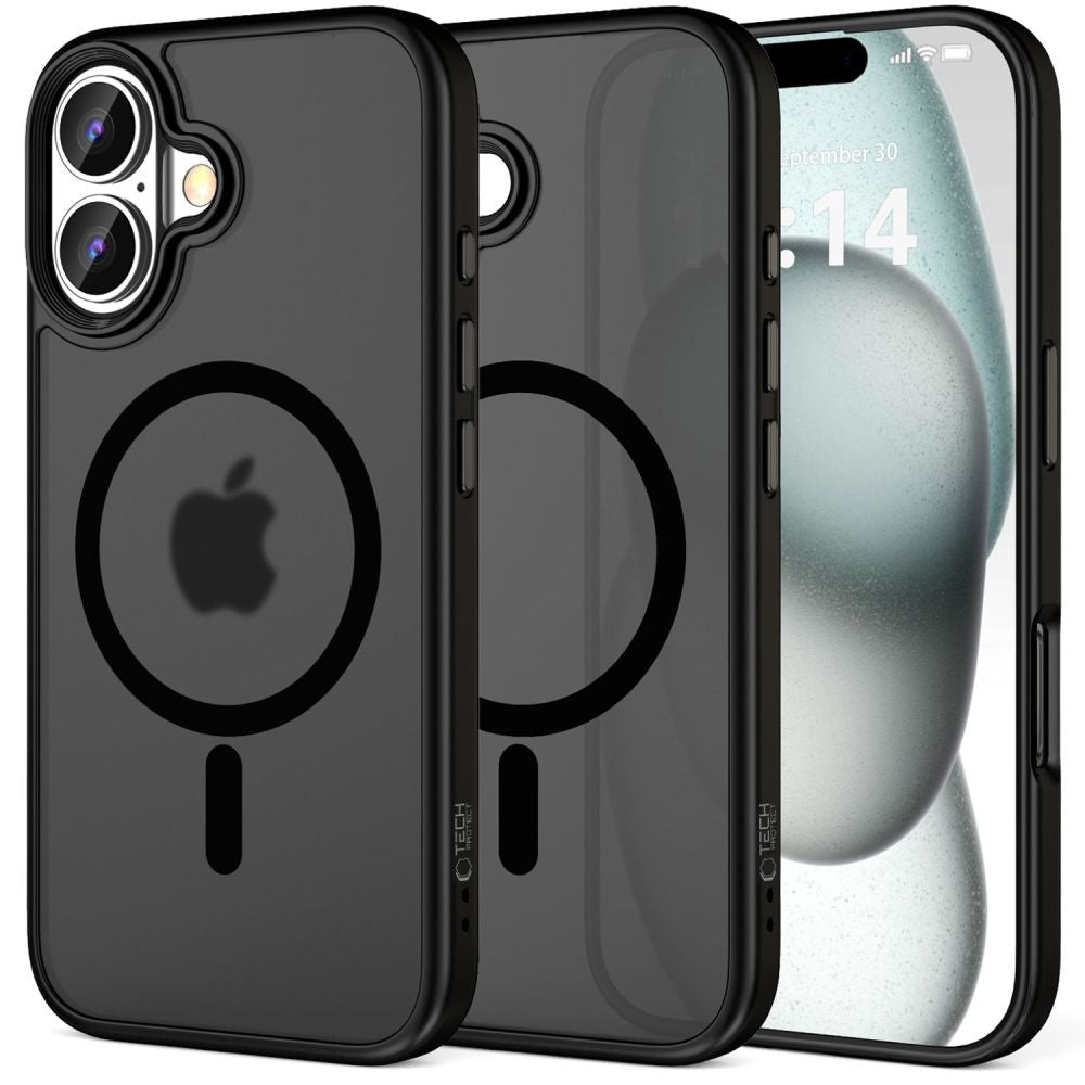 ETUI TECH-PROTECT MAGMAT MAGSAFE IPHONE 16 CZARNE
