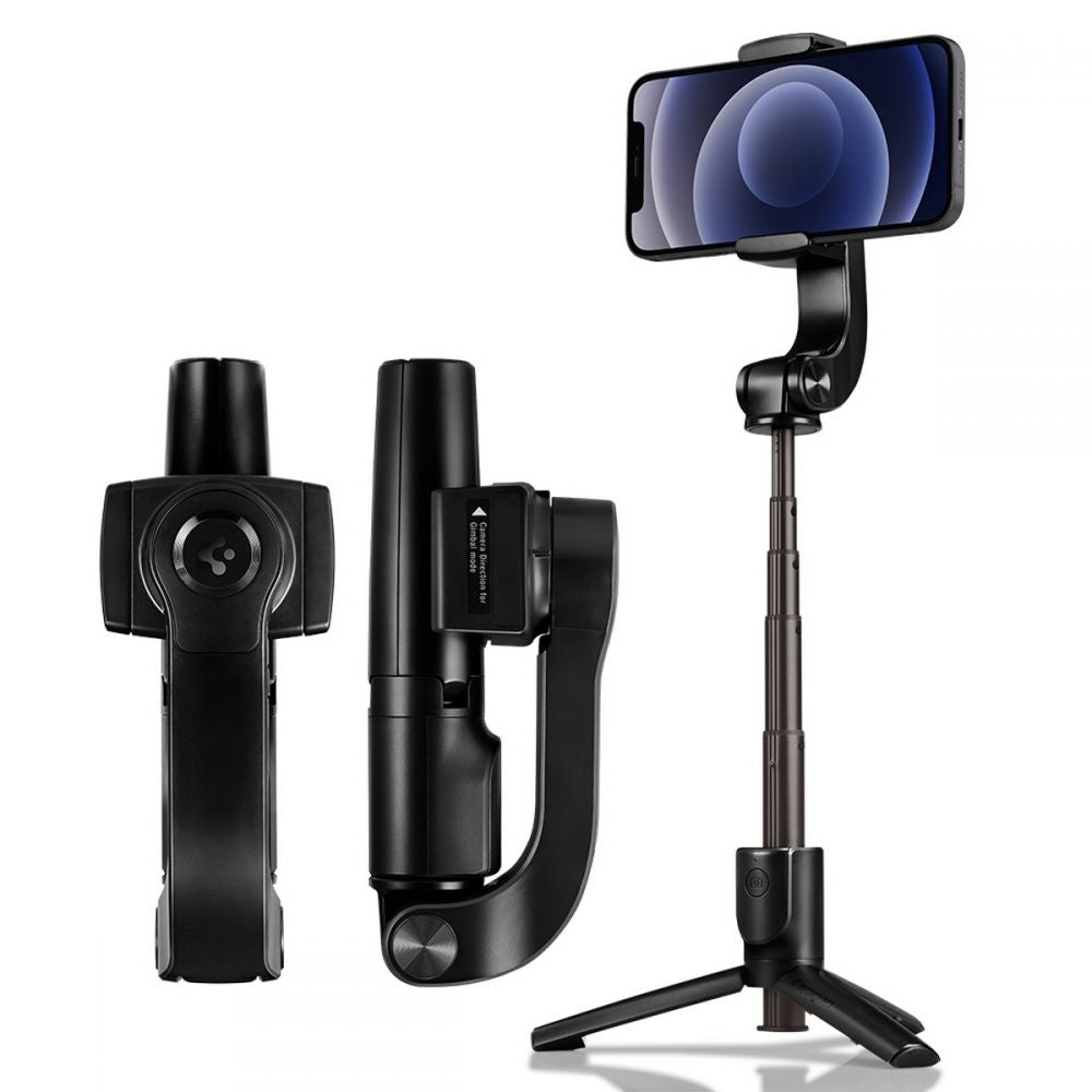 SELFIE STICK SPIGEN S610W GIMBAL BLUETOOTH CZARNY