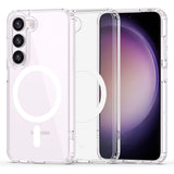 ETUI TECH-PROTECT FLEXAIR HYBRID MAGSAFE SAMSUNG GALAXY S23 TRANSPARENTNY