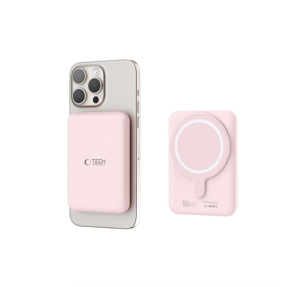 POWERBANK TECH-PROTECT PB10 LIFEMAG MAGSAFE POWER BANK 5000MAH RÓŻOWY