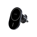UCHWYT SAMOCHODOWY Z ŁADOWANIEM INDUKCYJNYM TECH-PROTECT MM15W-V6 MAGNETIC MAGSAFE DASHBOARD & VENT CAR MOUNT WIRELESS CHARGER 15W CZARNY