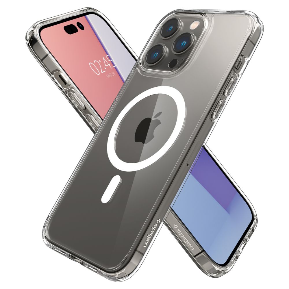 ETUI SPIGEN ULTRA HYBRID MAG MAGSAFE IPHONE 14 PRO MAX WHITE BIAŁE