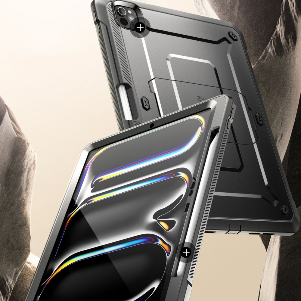 ETUI SUPCASE UNICORN BEETLE PRO IPAD PRO 11” 5 / 2024 BLACK CZARNE