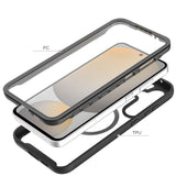 ETUI TECH-PROTECT DEFENSE MAGSAFE SAMSUNG GALAXY S25 CZARNE