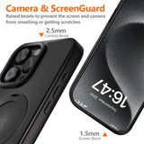 ETUI TECH-PROTECT MAGRING MAGSAFE IPHONE 16 PRO MAX CZARNE