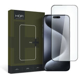 SZKŁO HARTOWANE HOFI GLASS PRO+ IPHONE 15 PRO MAX BLACK CZARNA RAMKA