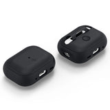 ETUI NA SŁUCHAWKI SPIGEN SILICONE FIT STRAP APPLE AIRPODS PRO 1 / 2 CZARNE