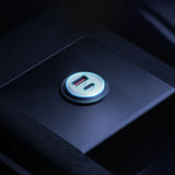 ŁADOWARKA SAMOCHODOWA 3MK HYPER CAR CHARGER 30W PD QC PPS USB 1A1C SILVER
