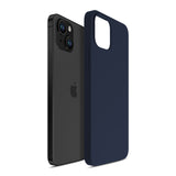 ETUI APPLE IPHONE 15 PLUS - 3MK SILICONE CASE DARK NAVY GRANATOWE