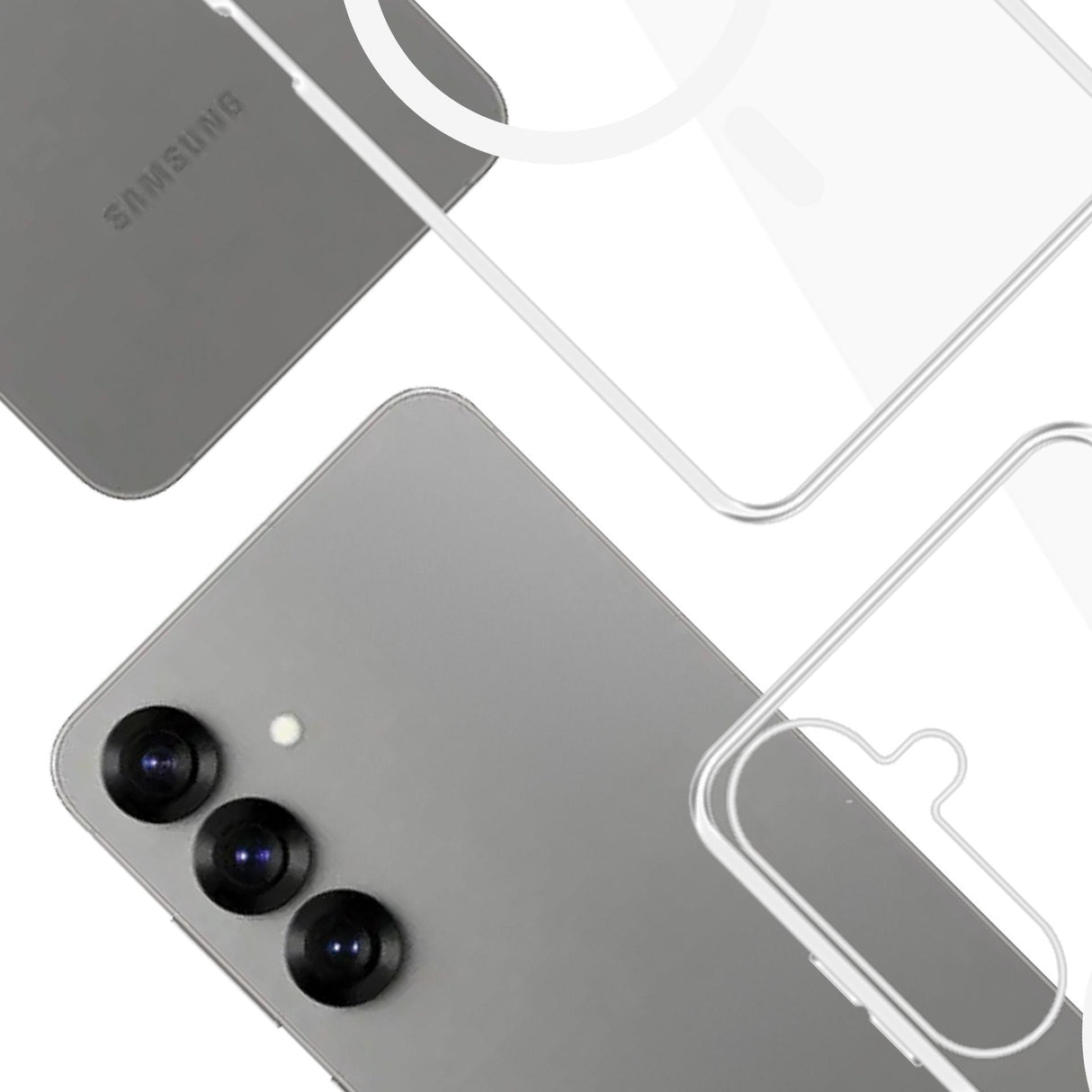 ETUI SAMSUNG GALAXY S25 - 3MK CLEAR MAGCASE