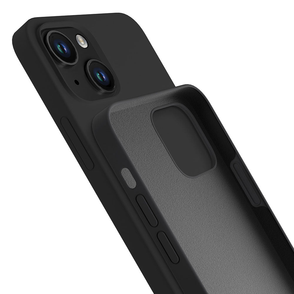 ETUI APPLE IPHONE 15 PLUS - 3MK SILICONE CASE CZARNE