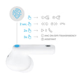 SŁUCHAWKI 3MK LIFEPODS WHITE BIAŁE