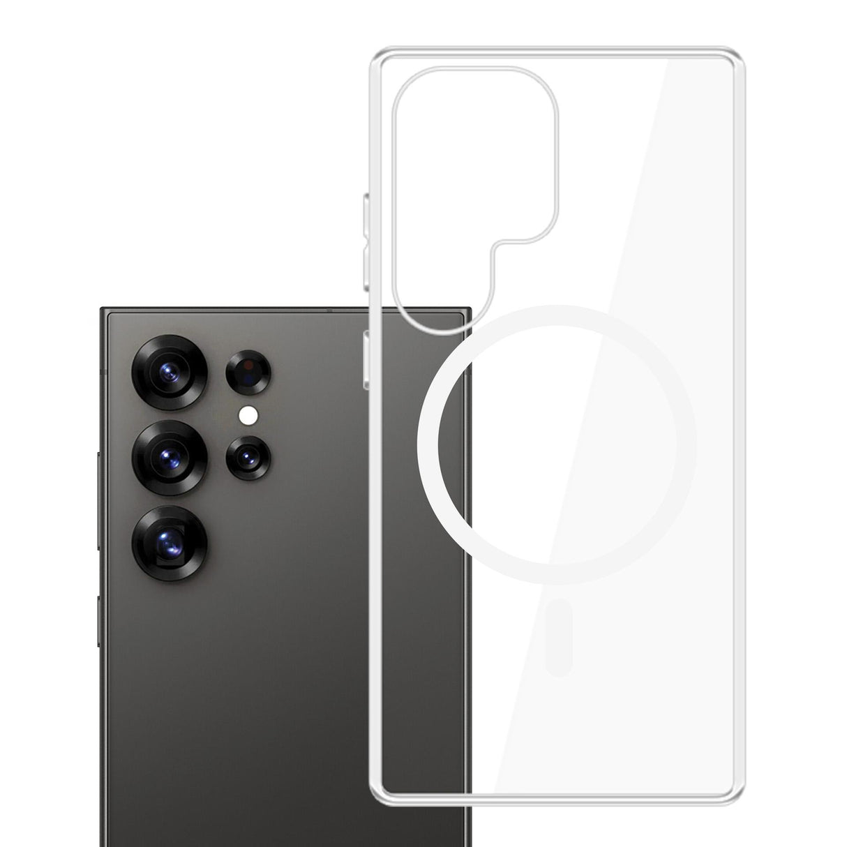 ETUI SAMSUNG GALAXY S25 ULTRA - 3MK CLEAR MAGCASE