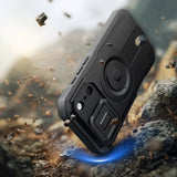 ETUI TECH-PROTECT KEVLAR MAGSAFE IPHONE 17 PRO MAX BLACK CZARNE