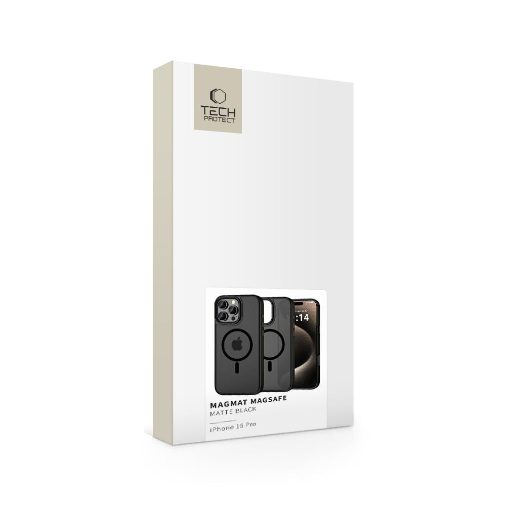 ETUI TECH-PROTECT MAGMAT MAGSAFE IPHONE 16 PRO CZARNE