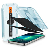 SZKŁO HARTOWANE PRYWATYZUJĄCE SPIGEN GLAS.TR ”EZ FIT” 2-PACK IPHONE 13 / 13 PRO / 14 / 16E PRIVACY