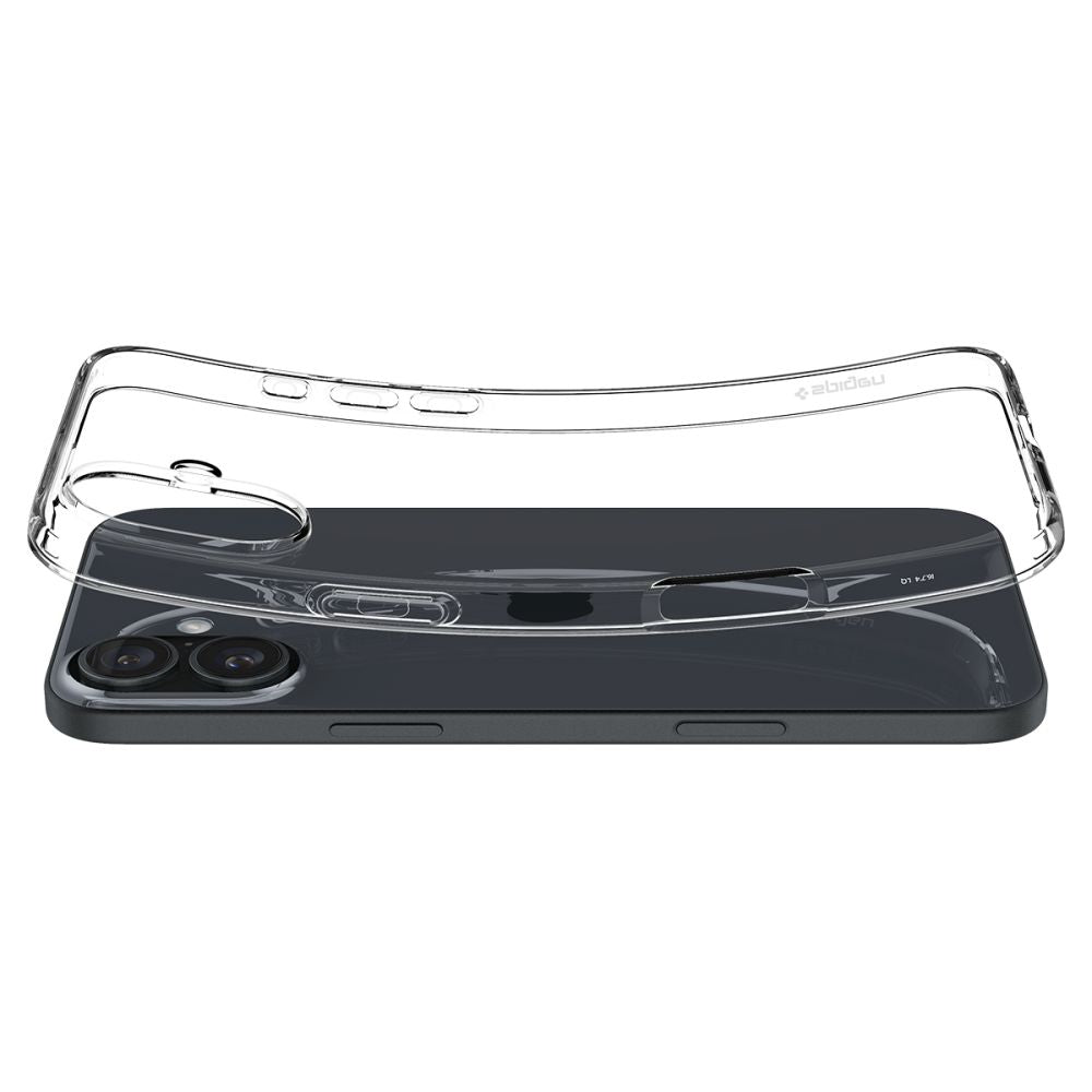 ETUI SPIGEN LIQUID CRYSTAL IPHONE 16 PLUS CRYSTAL CLEAR TRANSPARETNE