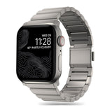 PASEK TECH-PROTECT STEELBAND APPLE WATCH 6 / 7 / 8 / 9 / 10 / SE / ULTRA 1 / 2 (44 / 45 / 46 / 49 MM) TYTANOWY