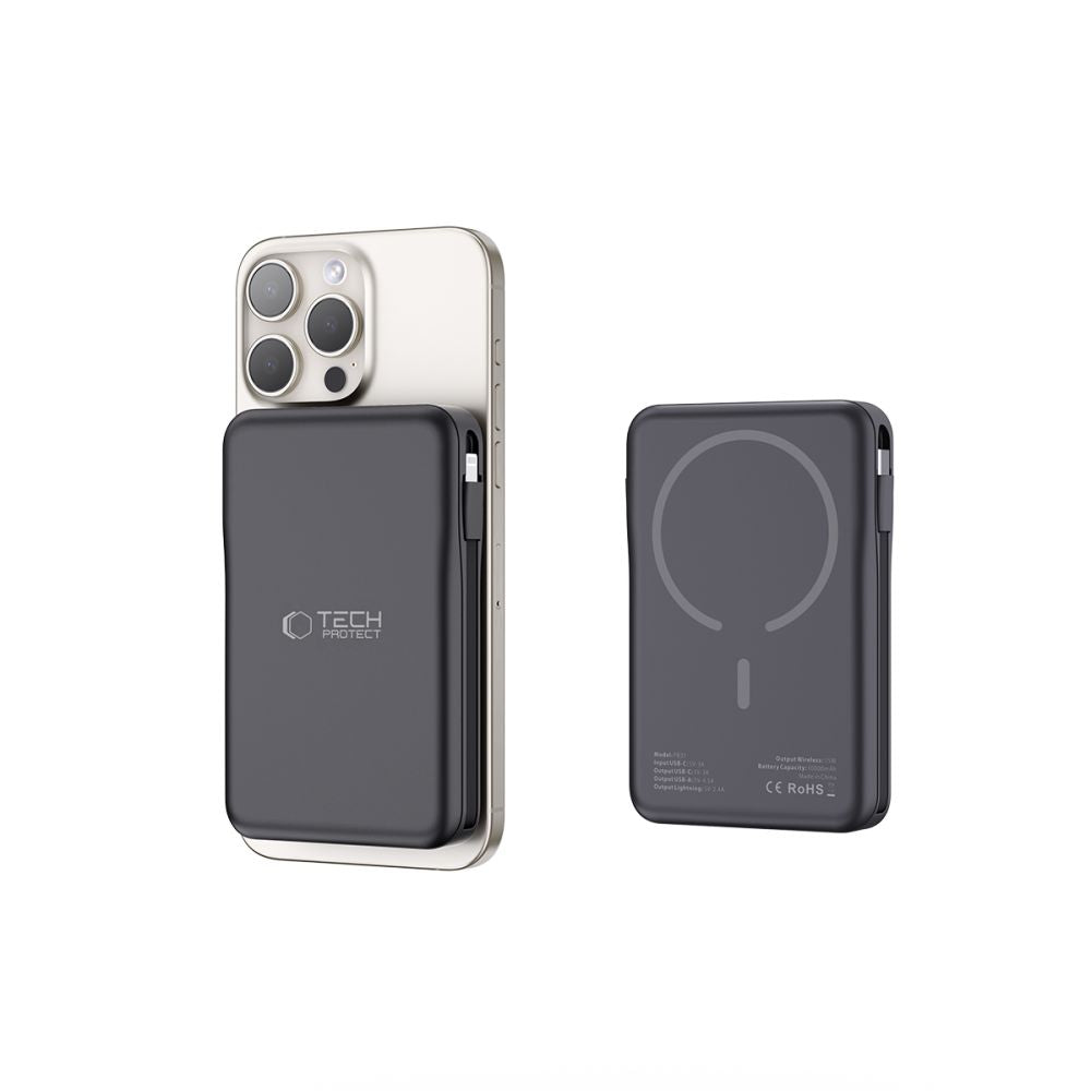 POWERBANK TECH-PROTECT PB31 LIFEMAG MAGSAFE POWER BANK 10000MAH CZARNY