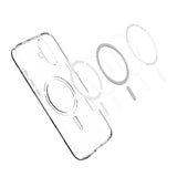 ETUI SPIGEN LIQUID CRYSTAL MAG MAGSAFE IPHONE 16 PLUS CLEAR TRANSPARENTNE