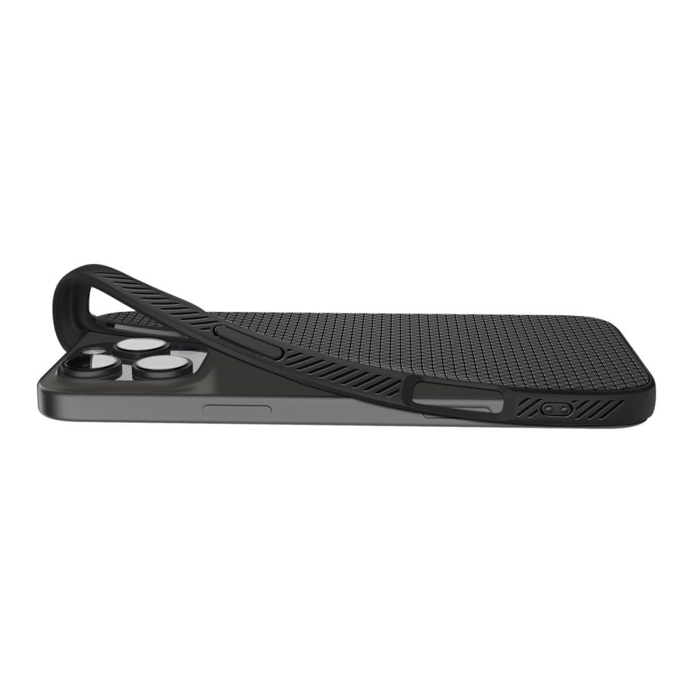 ETUI SPIGEN LIQUID AIR IPHONE 16 PRO CZARNE