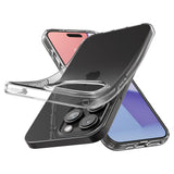 ETUI SPIGEN LIQUID CRYSTAL IPHONE 15 PRO CRYSTAL CLEAR TRANSPARENTNE