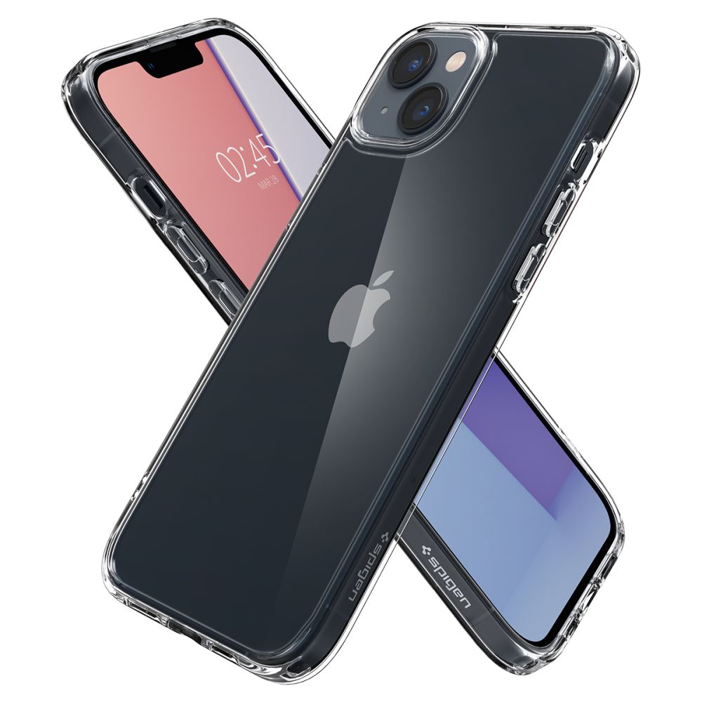 ETUI SPIGEN ULTRA HYBRID IPHONE 14 PLUS / 15 PLUS CRYSTAL CLEAR TRANSPARETNE