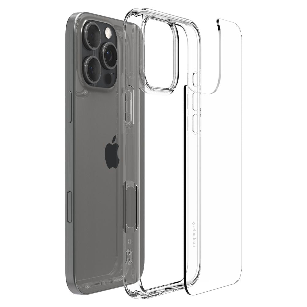 ETUI SPIGEN ULTRA HYBRID IPHONE 16 PRO MAX CRYSTAL CLEAR TRANSPARETNE