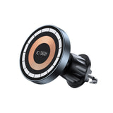 UCHWYT SAMOCHODOWY DO KRATKI, KOKPIT I SZYBĘ Z ŁADOWANIEM INDUKCYJNYM TECH-PROTECT MM15W-V5 MAGNETIC MAGSAFE WIRELESS CHARGER 15W CZARNY