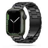 PASEK TECH-PROTECT STAINLESS APPLE WATCH 6 / 7 / 8 / 9 / 10 / SE / ULTRA 1 / 2 (44 / 45 / 46 / 49 MM) CZARNY