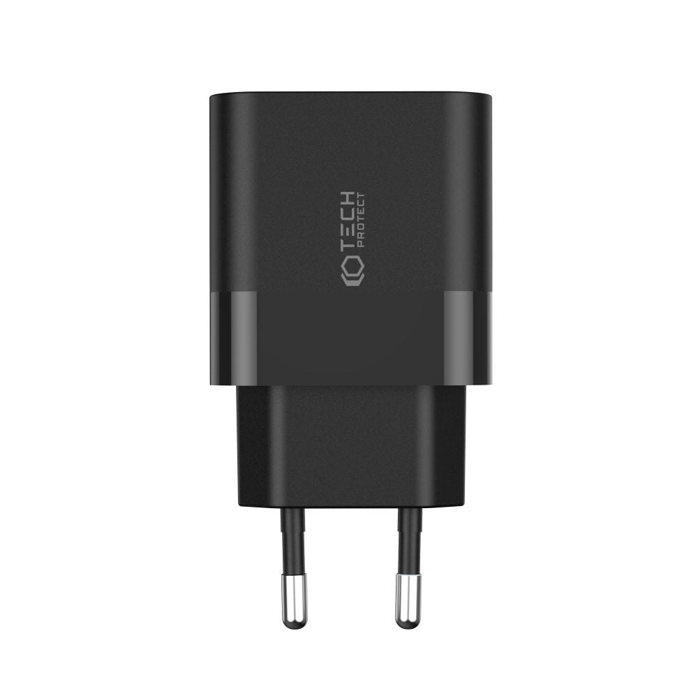 ŁADOWARKA SIECIOWA TECH-PROTECT C20W 2-PORT NETWORK CHARGER PD20W CZARNA