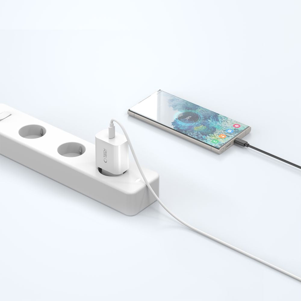 ŁADOWARKA SIECIOWA TECH-PROTECT NC20W 1-PORT NETWORK CHARGER PD20W BIAŁA