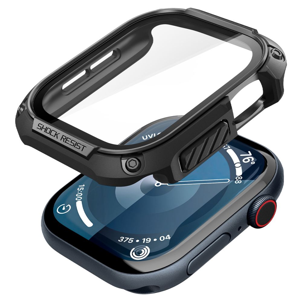 ETUI NAKŁADKA SPIGEN TOUGH ARMOR APPLE WATCH 10 (46 MM) CZARNE