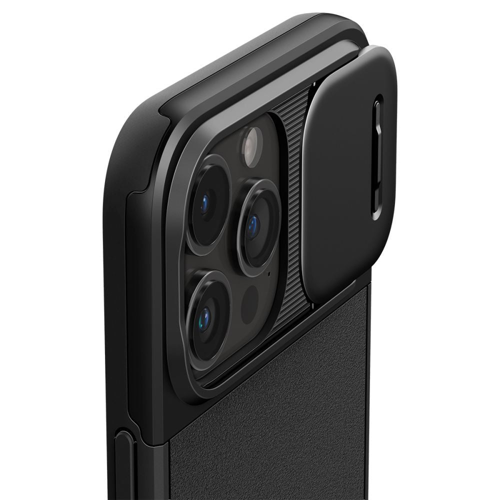 ETUI SPIGEN OPTIK ARMOR MAG MAGSAFE IPHONE 15 PRO BLACK CZARNE