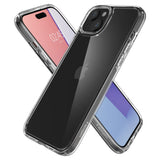 ETUI SPIGEN ULTRA HYBRID IPHONE 15 CRYSTAL CLEAR TRANSPARETNE