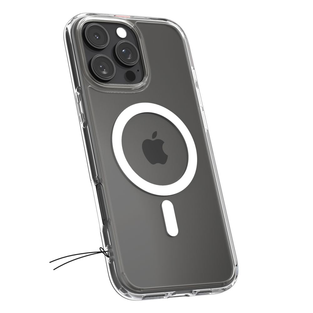 ETUI SPIGEN ULTRA HYBRID MAG MAGSAFE IPHONE 16 PRO TRANSPARETNO BIAŁE