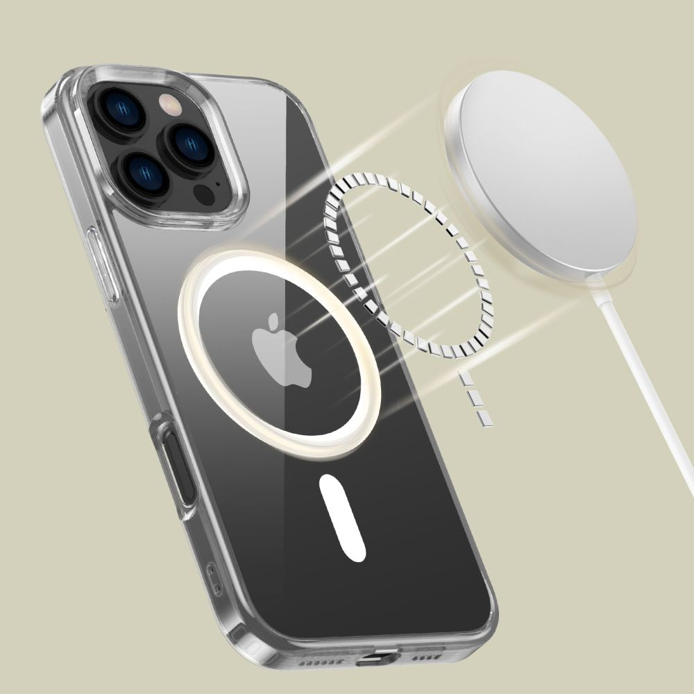 ETUI TECH-PROTECT FLEXAIR HYBRID MAGSAFE IPHONE 16 PRO MAX CLEAR TRANSPARETNE