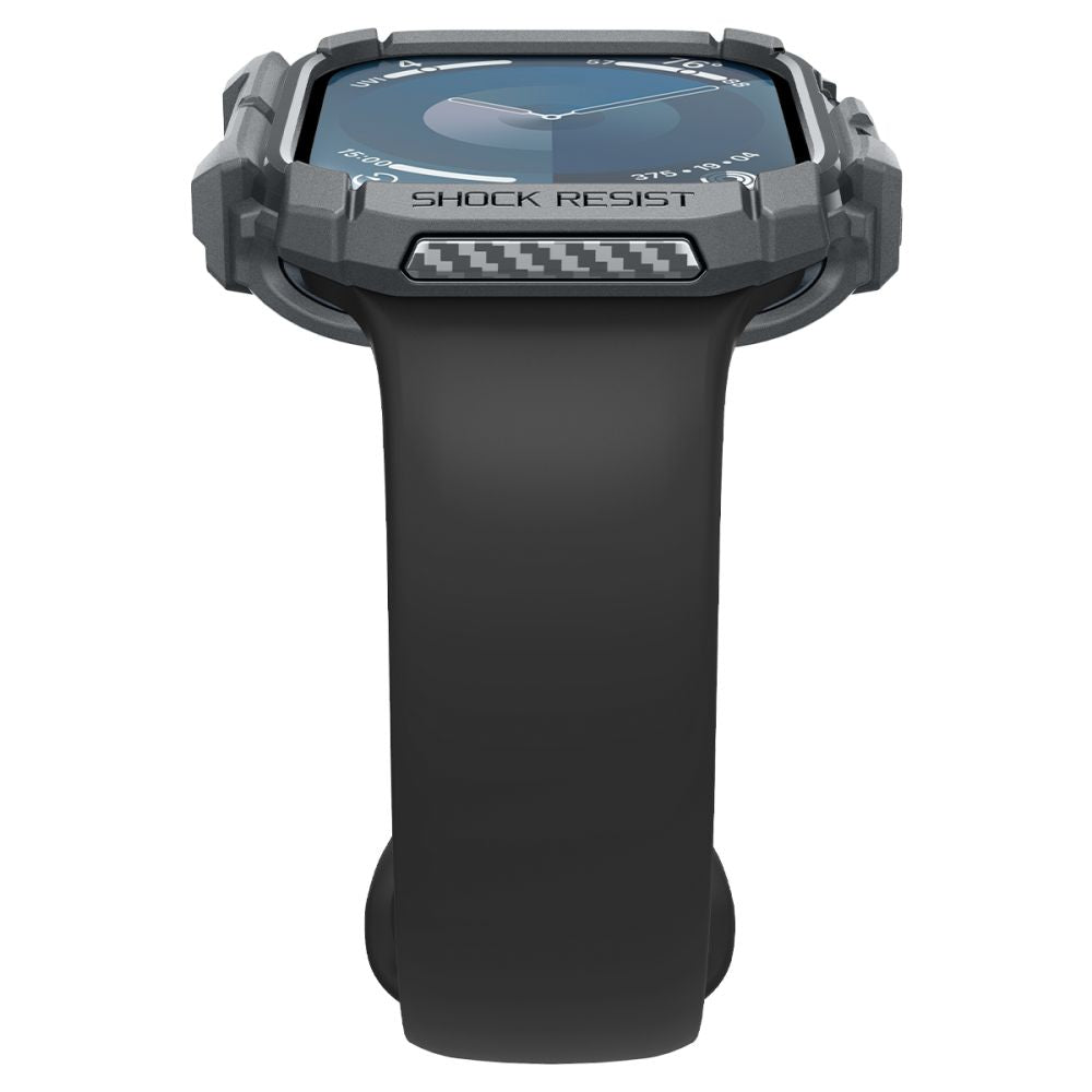 ETUI NAKŁADKA SPIGEN RUGGED ARMOR APPLE WATCH 10 (46 MM) DARK GREY SZARE