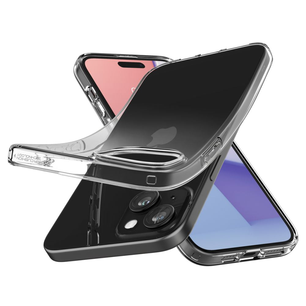 ETUI SPIGEN LIQUID CRYSTAL IPHONE 15 CRYSTAL CLEAR TRANSPARETNE