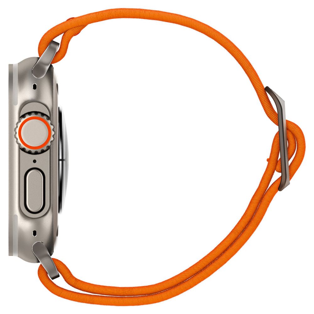PASEK SPIGEN FIT LITE ULTRA APPLE WATCH 6 / 7 / 8 / 9 / 10 / SE / ULTRA 1 / 2 (44 / 45 / 46 / 49 MM) ORANGE POMARAŃCZOWY