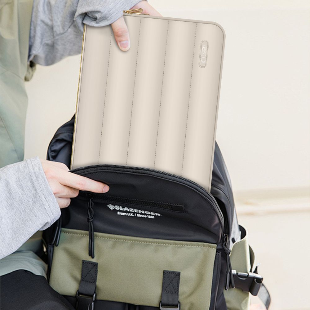 TORBA NA LAPTOP TECH-PROTECT PUFFY LAPTOP 13-14 BEŻOWA