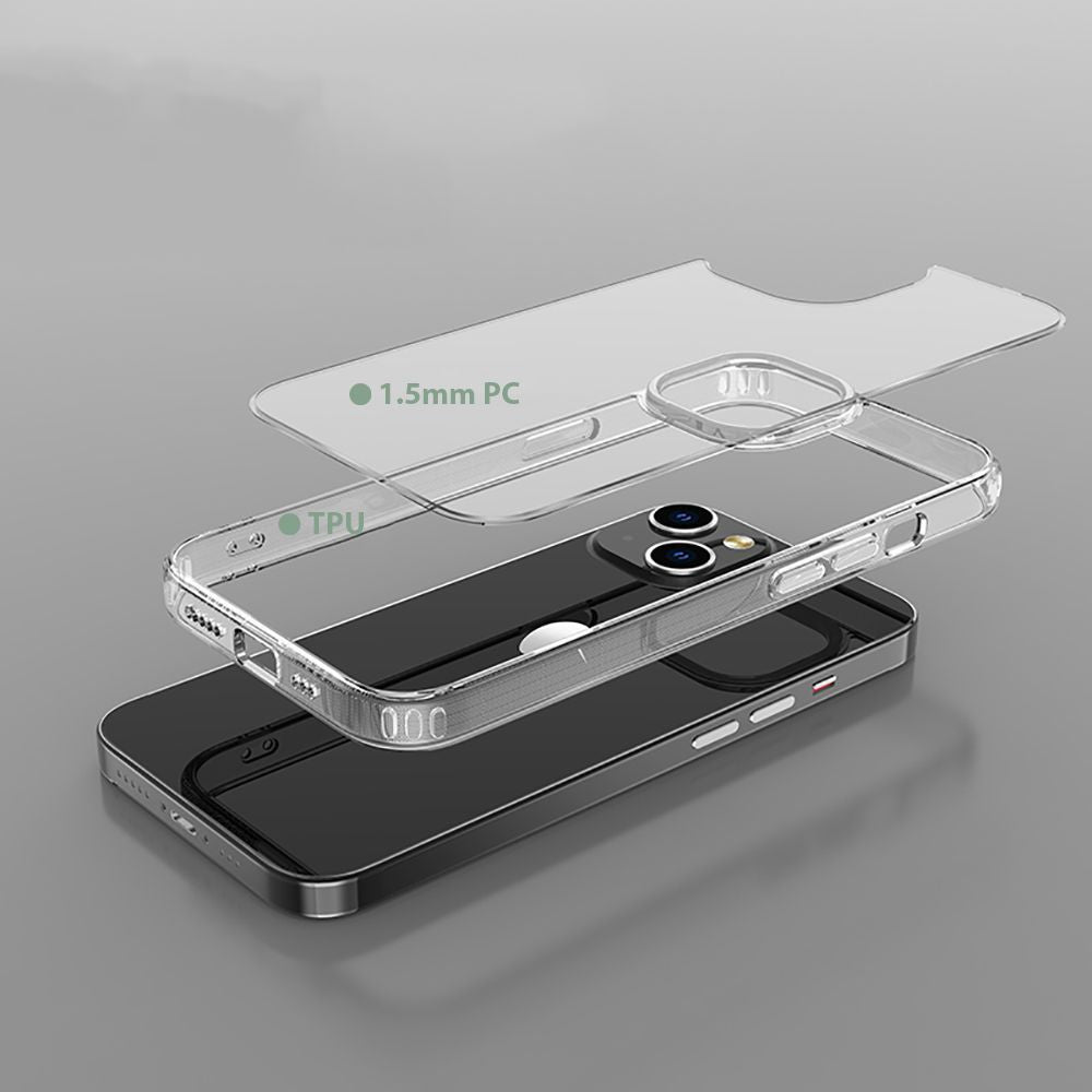 ETUI TECH-PROTECT FLEXAIR HYBRID IPHONE 14 CLEAR