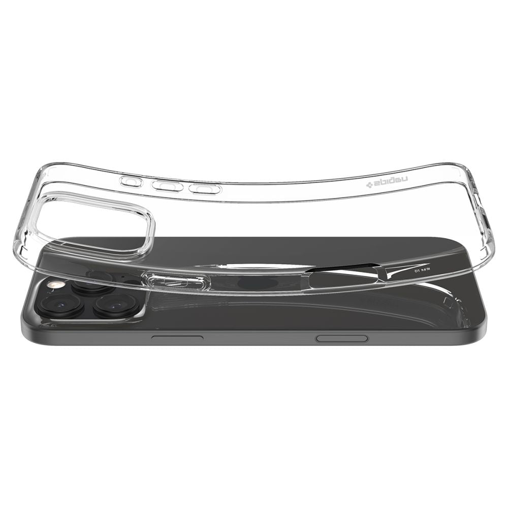 ETUI SPIGEN LIQUID CRYSTAL IPHONE 16 PRO MAX CRYSTAL CLEAR TRANSPARETNE