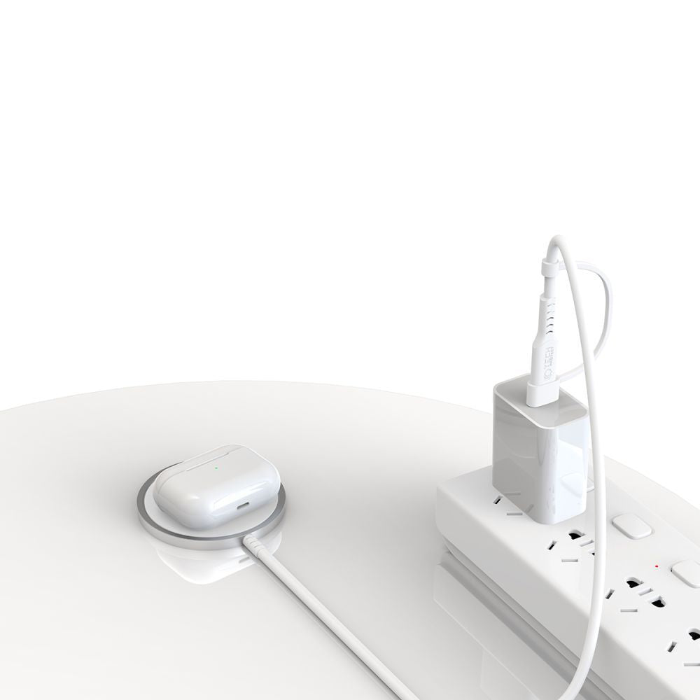ŁADOWARKA INDUKCYJNA TECH-PROTECT QI15W-A44 MAGNETIC MAGSAFE WIRELESS CHARGER BIAŁA